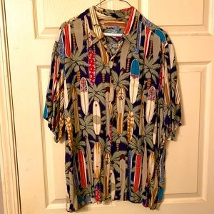 Hawaiian Surf Board Shirt